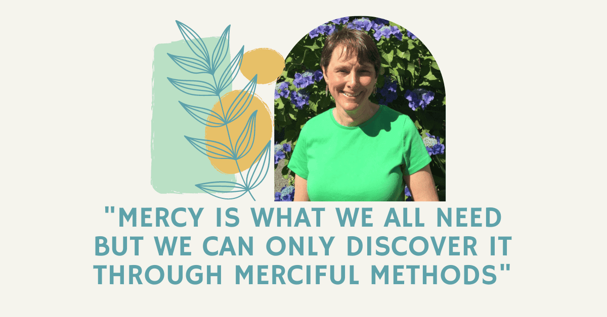Bernadette Rudolph with a quote.